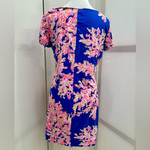 Lilly Pulitzer Marlowe Dress. Blue Electric. Size Medium - Picture 4 of 11